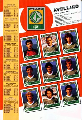 「忆意甲」重温1986/87赛季意甲联赛阿维利诺队