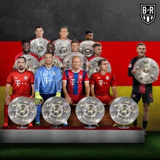 德甲冠军排名：勒沃库森历史首冠，拜仁第32冠，遥遥领先