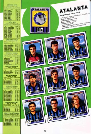 「忆意甲」重温1986/87赛季意甲联赛亚特兰大队