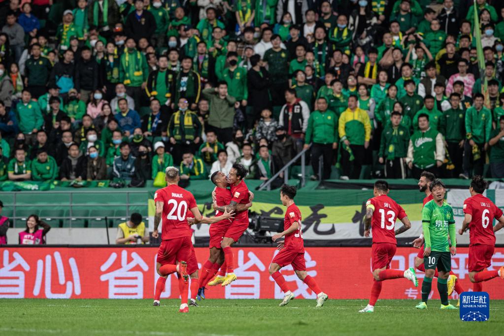 2023中超联赛“新工人体育”揭幕 北京国安乒梅州客家